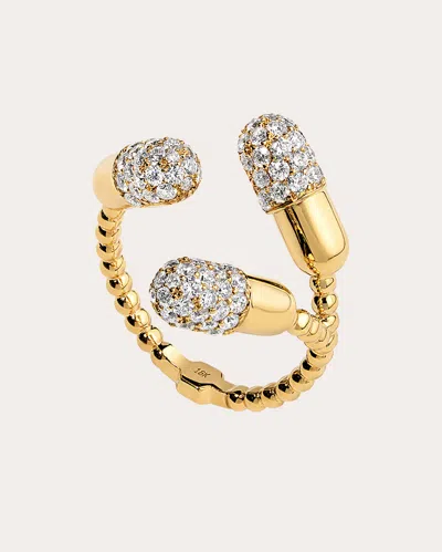 Elior Women's Diamond Three Pill Bypass Ring In Gold