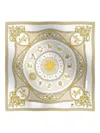 Elios Milano Sagittarius Silk Scarf In Yellow