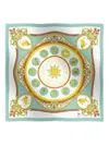 Elios Milano Zodiac-print Baroque Scarf In Neutral