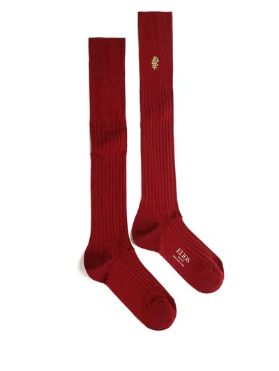 Elios Virgo Socks Underwear Bordeaux