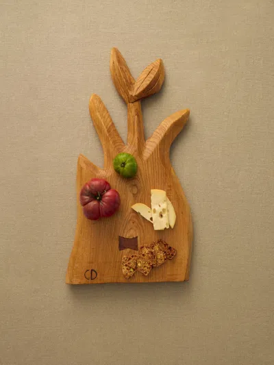 Eliot Daguet Hand-carved Ash Serving Board (25.5in/65cm) In Brown