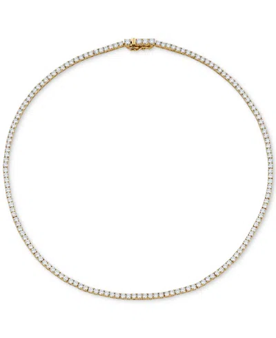 Eliot Danori 18k Gold-plated Cubic Zirconia 16" Tennis Necklace, Created For Macy's