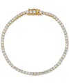 ELIOT DANORI 18K GOLD-PLATED CUBIC ZIRCONIA TENNIS BRACELET, CREATED FOR MACY'S