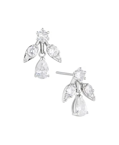 Eliot Danori Cubic Zirconia Drop Earrings In Silver