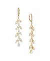Eliot Danori Cubic Zirconia Lever Back Drop Earrings In Gold