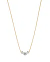 Eliot Danori Cubic Zirconia Mini Frontal Necklace, Created For Macy's In Gold