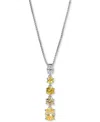 Eliot Danori Stone Lariat Necklace, 16" + 2" Extender, Exclusively At Macy's