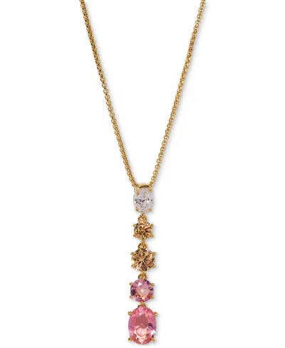 Eliot Danori Stone Lariat Necklace, 16" + 2" Extender, Exclusively At Macy's