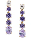 Eliot Danori Stone Linear Drop Earrings, Exclusively At Macy's