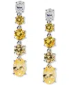 Eliot Danori Stone Linear Drop Earrings, Exclusively At Macy's