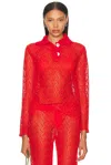 Eliou Andre Top In Red