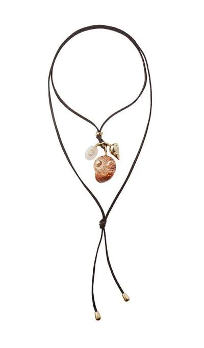 ELIOU AREA CHARM WRAP NECKLACE