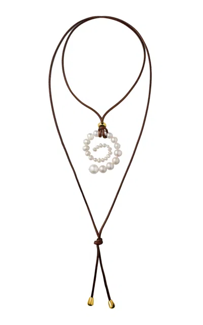 Eliou Arla Wrap Necklace In White