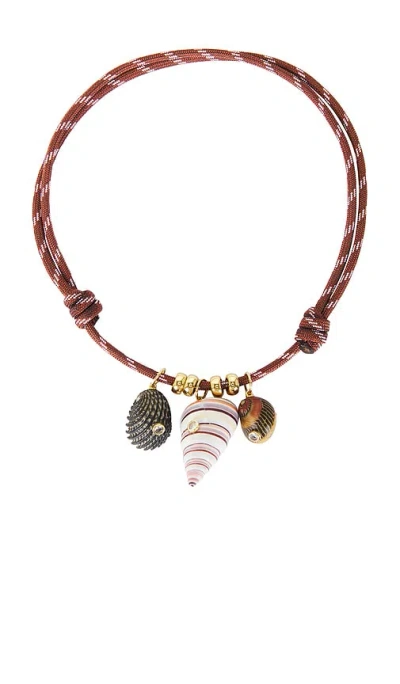 Eliou Bairro Necklace In Brown