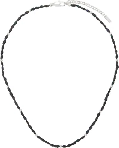Eliou Black & Silver Jace Necklace