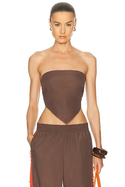Eliou Brazilia Top In Brown