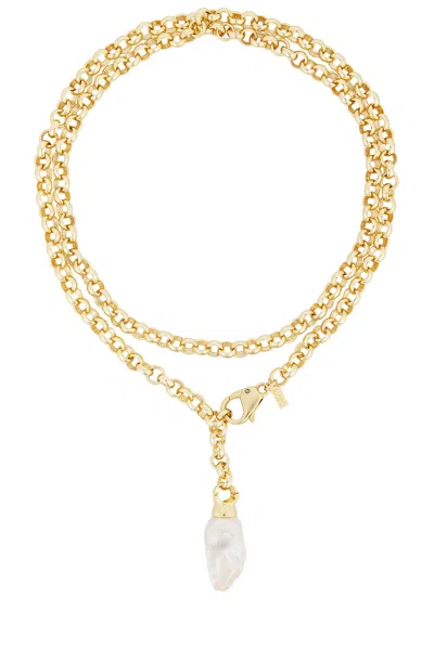 Eliou Carmela Necklace In Gold Plated