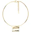 Eliou Carre Necklace In Gold