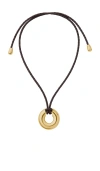 Eliou Charlie Necklace In Metallic Gold