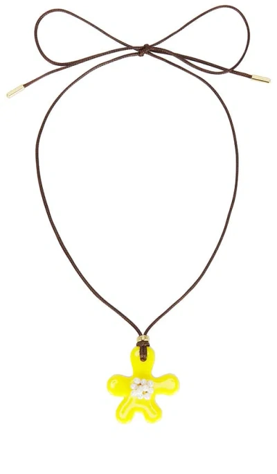 Eliou Chiki Wrap Necklace In Yellow