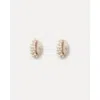 Eliou Congo Pearl Earrings In White In White