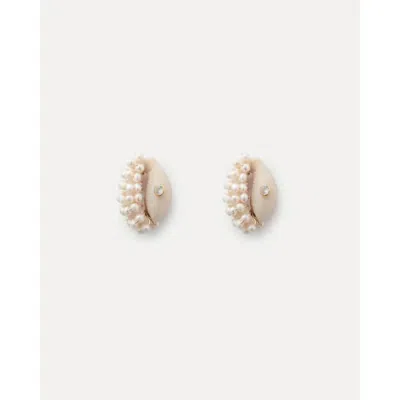 Eliou Congo Pearl Earrings In White