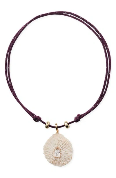 Eliou Éliou Coral Necklace In Burgundy