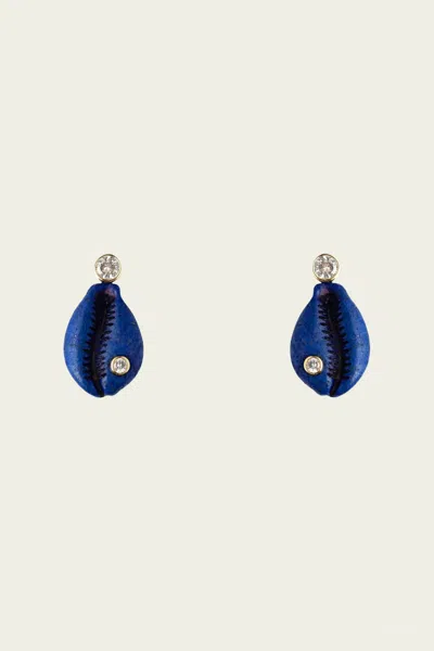 Eliou Coralina Earrings In Lapis In Multi