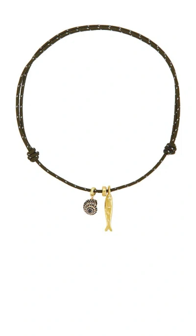 Eliou Corvo Necklace In Black