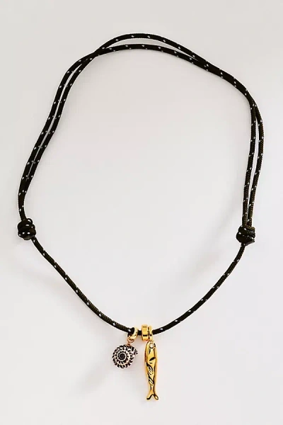 Eliou Corvo Necklace In Black