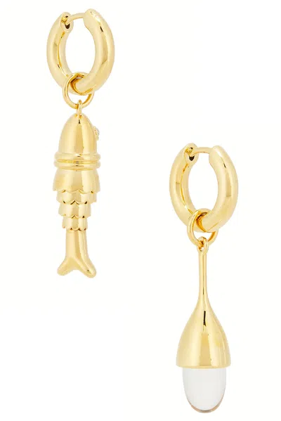 Eliou Costa Earrings In Gold