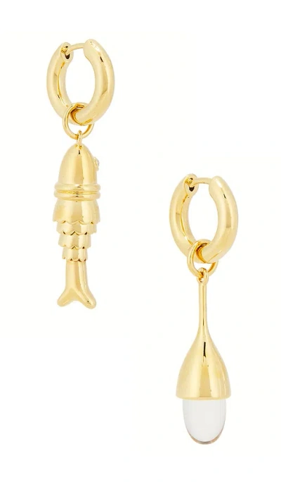 Eliou Costa Earrings In Gold