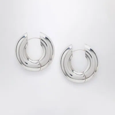 ELIOU ELIOU DEVON HOOP SILVER EARRINGS