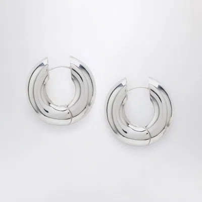 ELIOU ÉLIOU DEVON HOOP SILVER EARRINGS