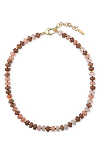 Eliou Éliou Diero Semiprecious Stone Beaded Necklace In Multi