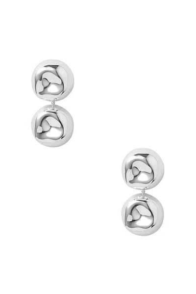 Eliou Double Lija Earrings In Metallic