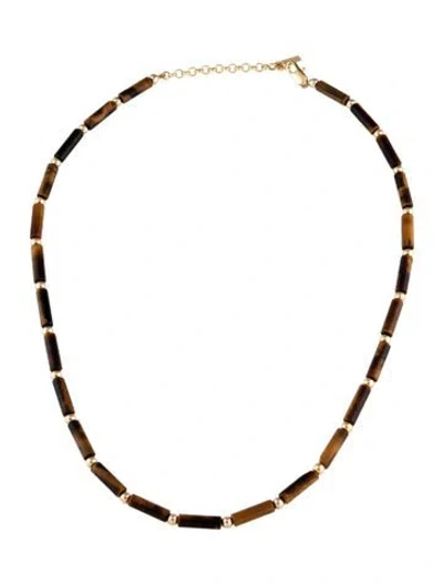 Pre-owned Eliou Erec Collar Necklace, 19.5" In Multicolor