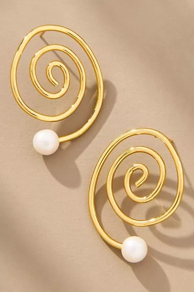 Eliou Éliou Espiral Pearl Earrings