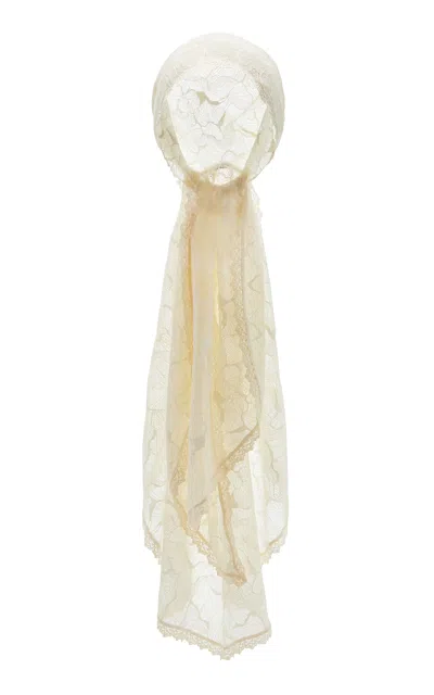 Eliou Exclusive La Isla Novia Lace Head Scarf In Neutral