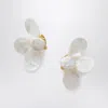 Eliou Fada White Earrings In White