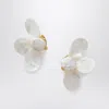 Eliou Fada White Earrings In Multi