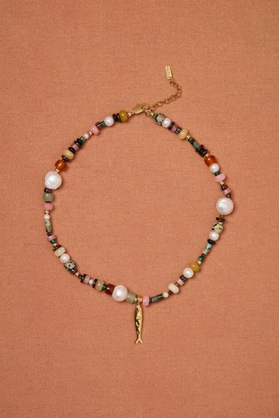 Eliou For Fwrd Bodie Necklace In Multi
