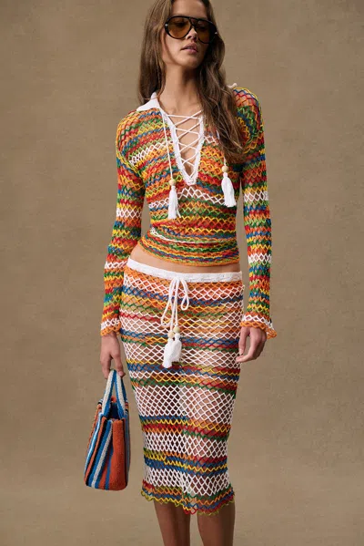 Eliou For Fwrd Galera Skirt In Multi