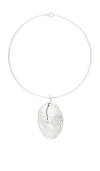 Eliou Fossil Necklace In Metallic