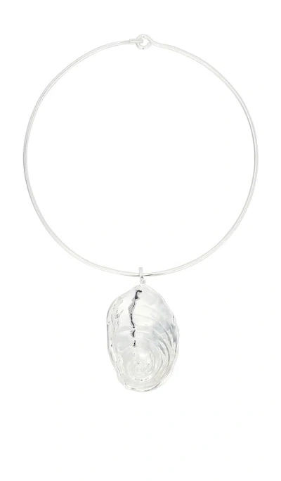 Eliou Fossil Necklace In Metallic