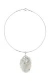 Eliou Fossil Silver-plated Necklace