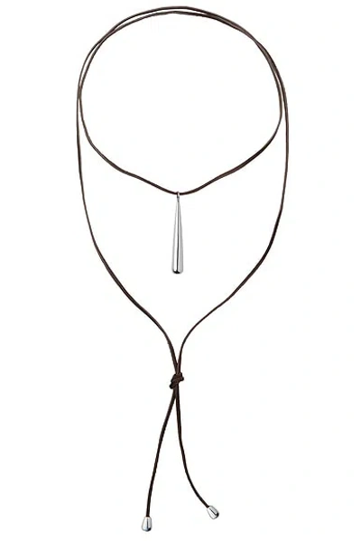Eliou Gota Wrap Necklace In Black