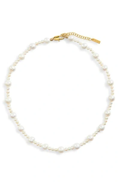 Eliou Éliou Irenko Pearl Necklace In Gold