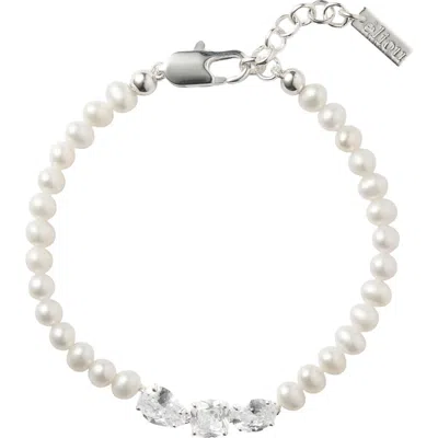 Eliou Éliou Joya Freshwater Pearl Bracelet In White