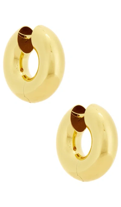 Eliou Jumbo Devon Hoop Earrings In Gold